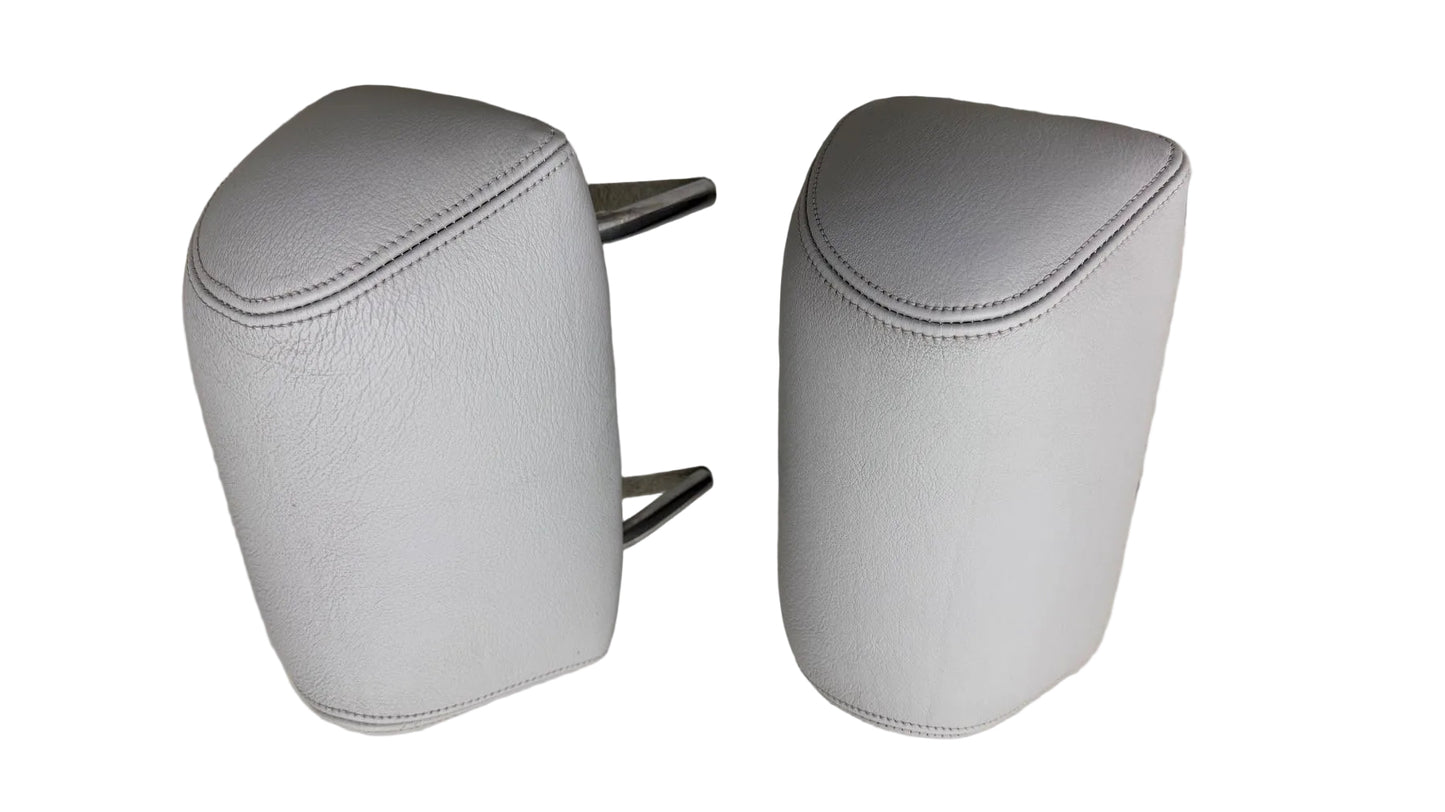 BMW E36 Kopfstütze Hinten Sports.Leder Nappa Grau 2x set