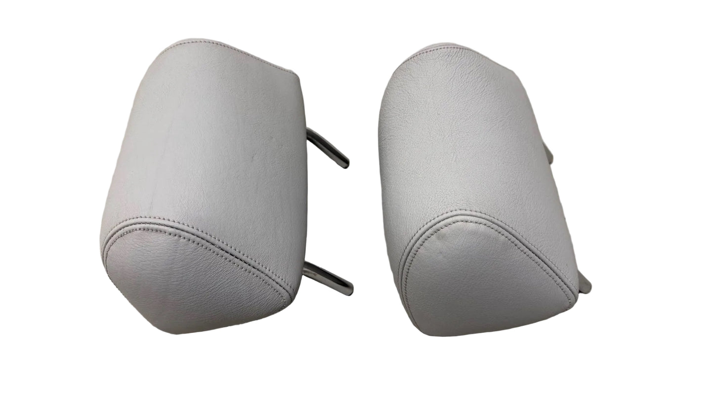 BMW E36 Kopfstütze Hinten Sports.Leder Nappa Grau 2x set